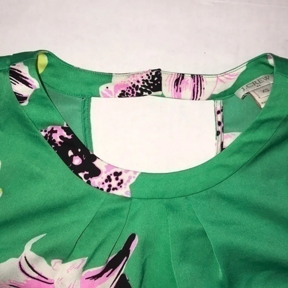J. Crew Floral Blouse